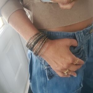 Beaded Wrap Cuff Bracelet